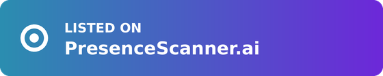 Listed on PresenceScanner