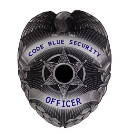 Code Blue Security badge logo